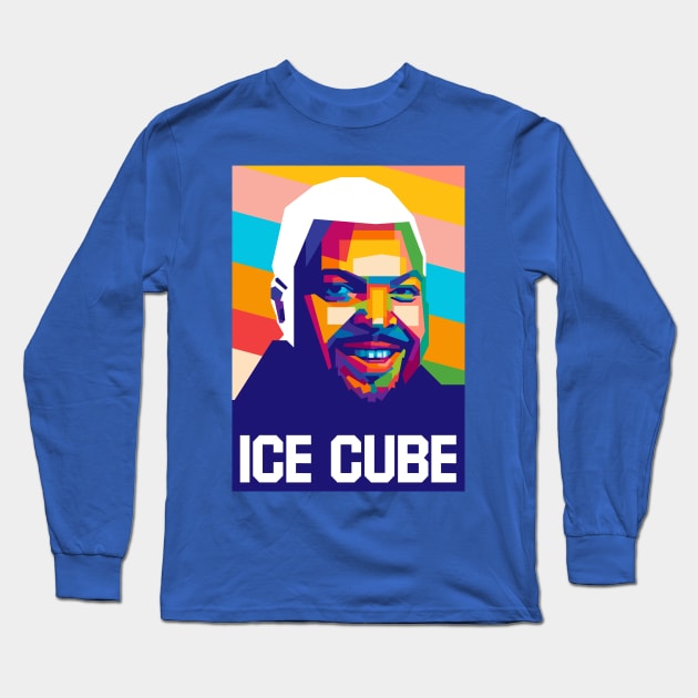 Ice Cube rapper Long Sleeve T-Shirt by mrcatguys